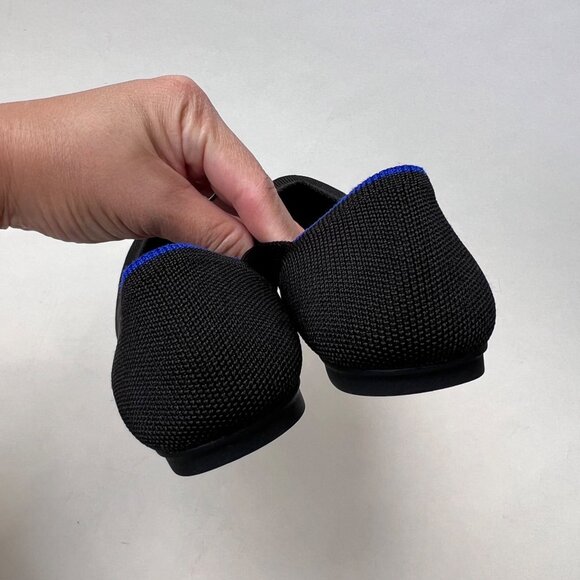 Rothy’s The Flat Women’s Black Solid Knit Flats, Size 6 - Picture 4 of 7